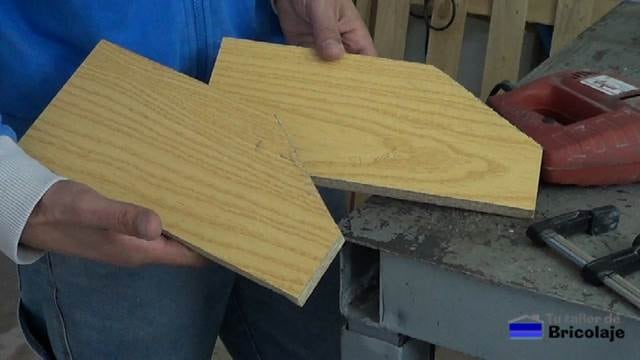 laterales de madera de la caja de madera para organizar el taller