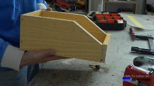 caja de madera para organizar