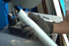 tubo para hacer el soporte para la farola solar led