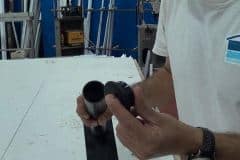 tapón para el tubo del soporte para la farola solar led