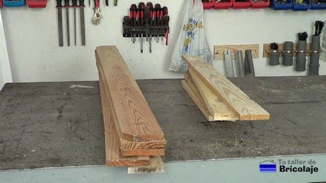 madera de palet para hacer las sillas de terraza