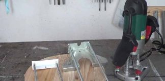 accesorio casero para cortes circulares con fresadora o router