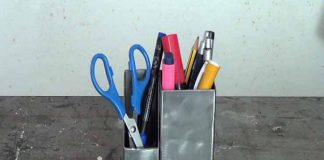 Cómo hacer un lapicero industrial con restos de hierro
