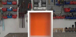 cómo hacer un cubo repisa en mdf