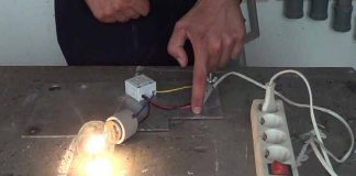 Interruptor táctil para lámpara