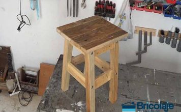 Cómo hacer taburete de madera palet Cómo hacer taburete de madera palet