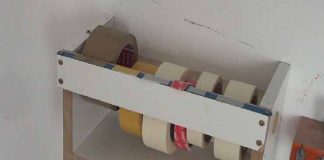 Cómo hacer un dispensador casero de cintas adhesivas