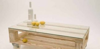 Muebles elaborados con palets reciclados