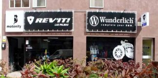 fabricación mobiliario tienda motos