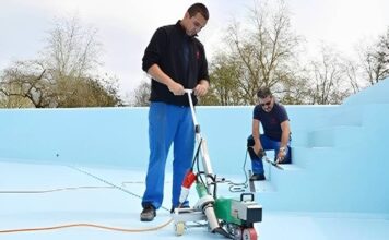 Soldadura-Piscinas Leister Uniroof