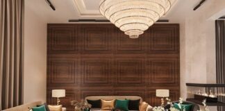 Salon renovado con textiles cojines de lino y manta de punto estilo nordico sin obras